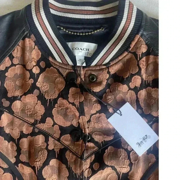 NEW Coach Bomber Wild Beast Shrunken XS - Picture 4 of 6